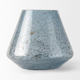 Mercana Robyn Short Blue Glass Vase