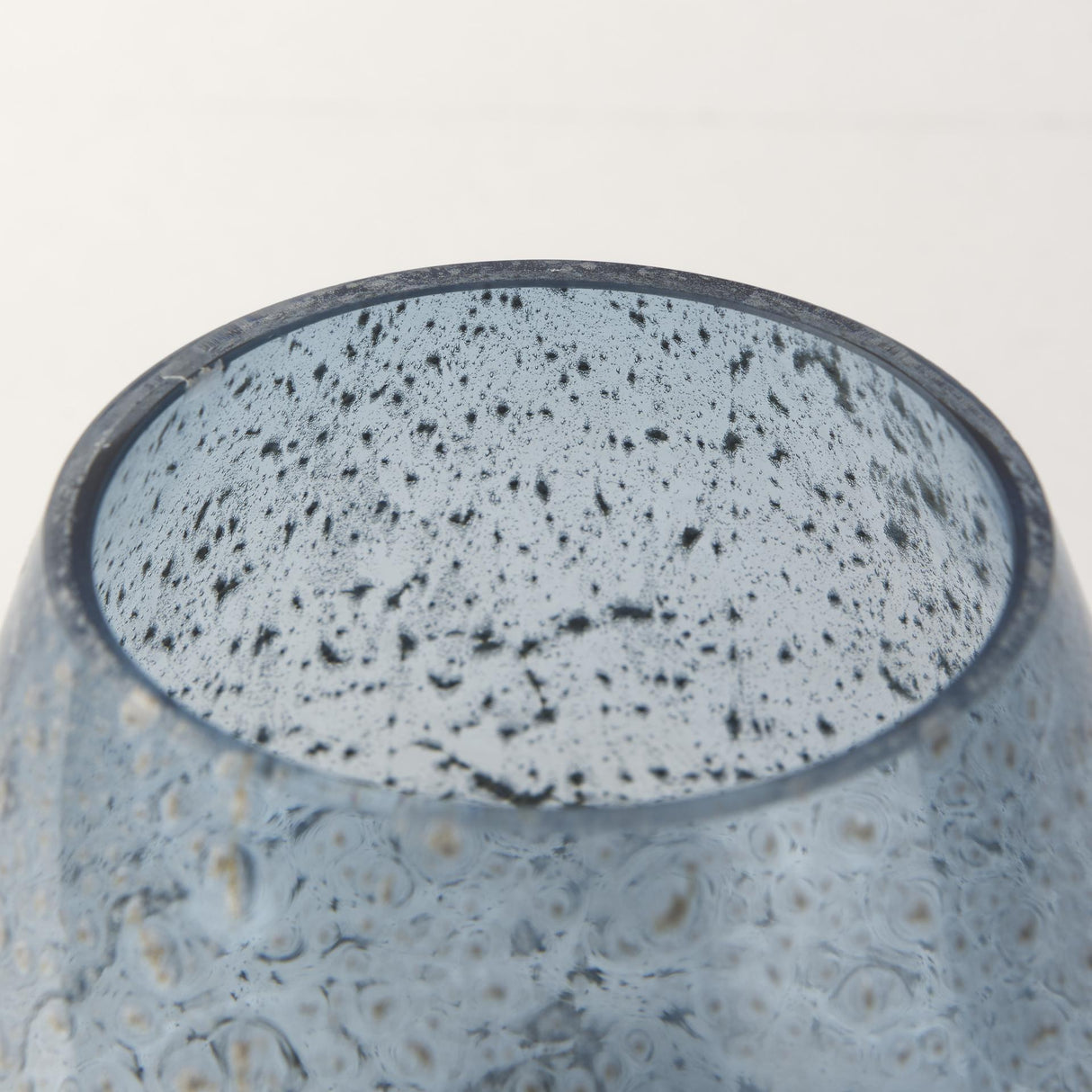 Mercana Robyn Short Blue Glass Vase