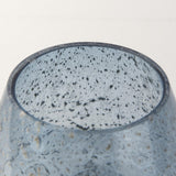 Mercana Robyn Short Blue Glass Vase