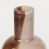 Mercana Marans Tall Amber Multi-Color Glass Vase