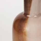 Mercana Marans Tall Amber Multi-Color Glass Vase
