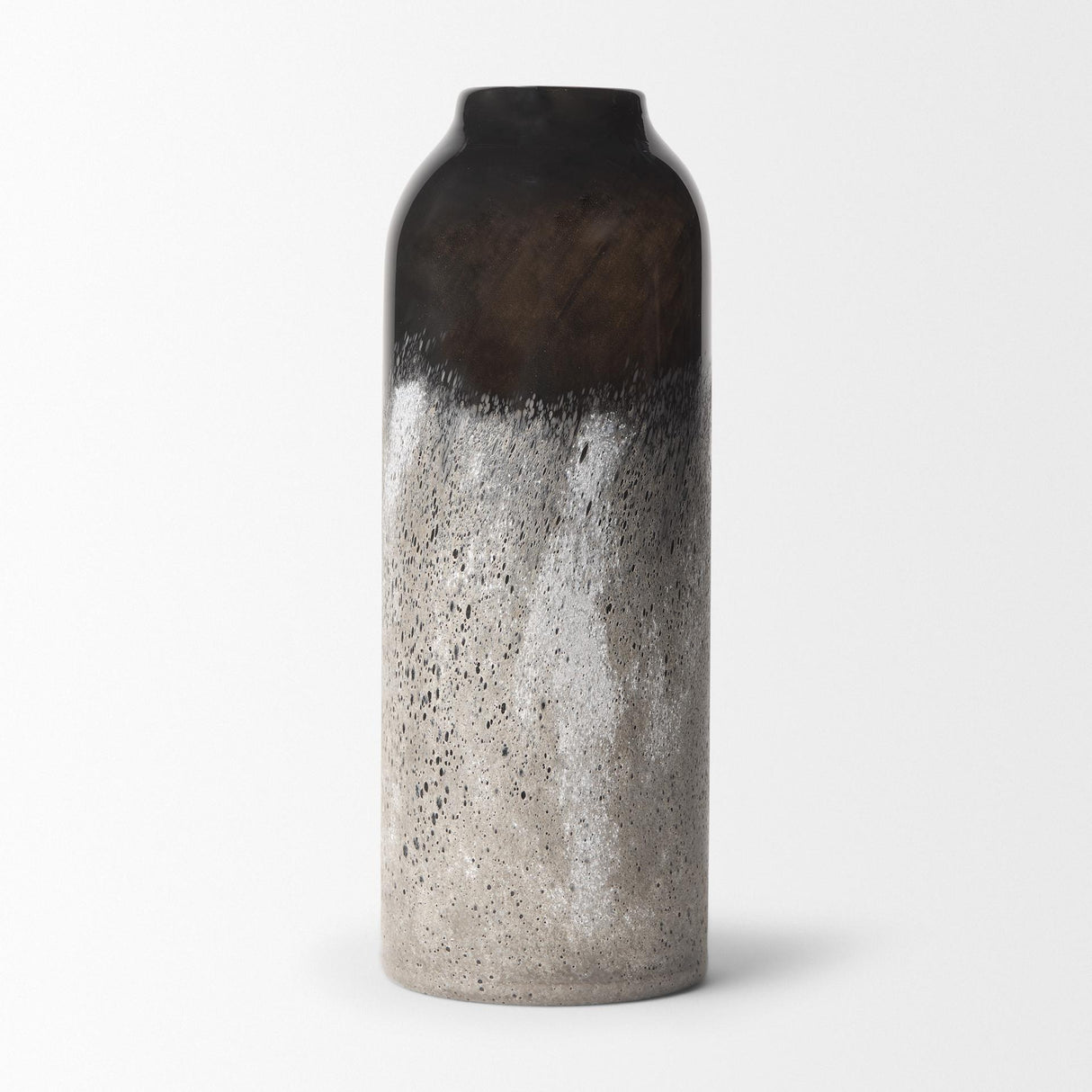 Mercana Emu Tall Black w/ Gray Vase