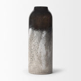 Mercana Emu Tall Black w/ Gray Vase