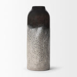 Mercana Emu Tall Black w/ Gray Vase