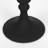 Mercana Haute Medium Matte Black Blown Glass Candlestick