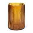 Mercana Dawn Short Amber Glass Vase