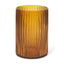 Mercana Dawn Short Amber Glass Vase