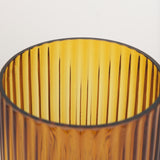 Mercana Dawn Short Amber Glass Vase