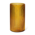 Mercana Dawn Tall Amber Glass Vase