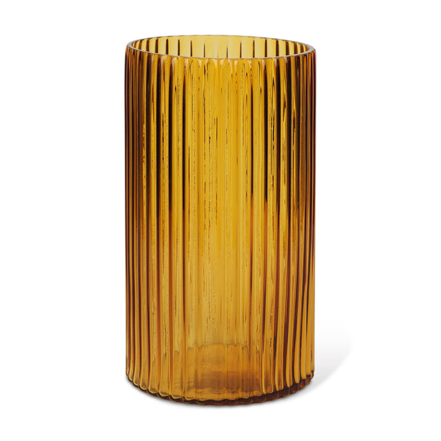 Mercana Dawn Tall Amber Glass Vase