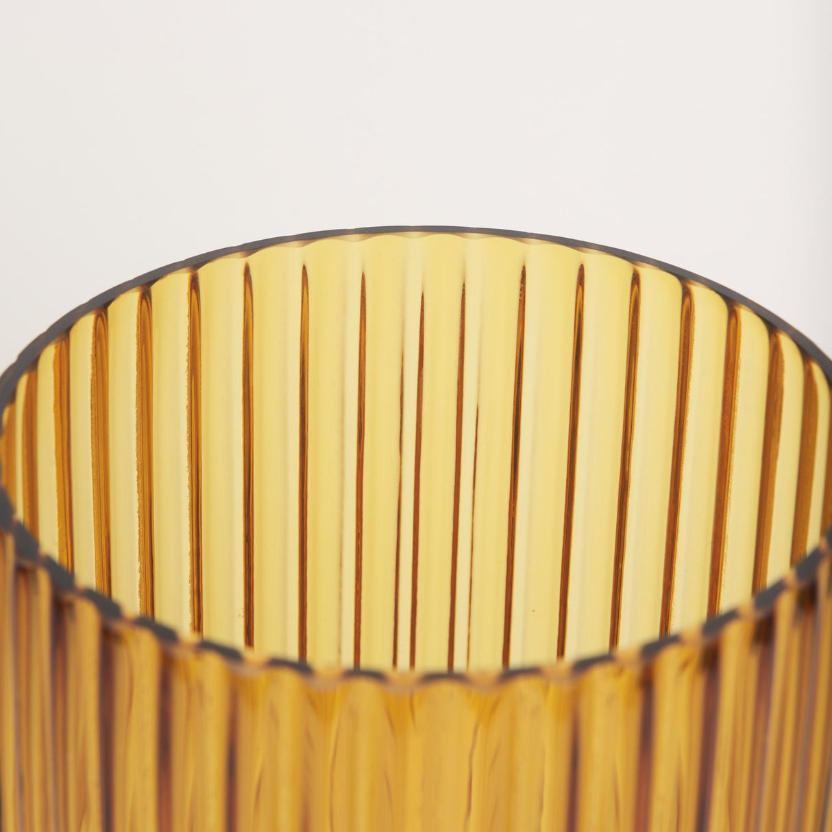 Mercana Dawn Tall Amber Glass Vase