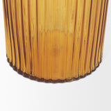 Mercana Dawn Tall Amber Glass Vase