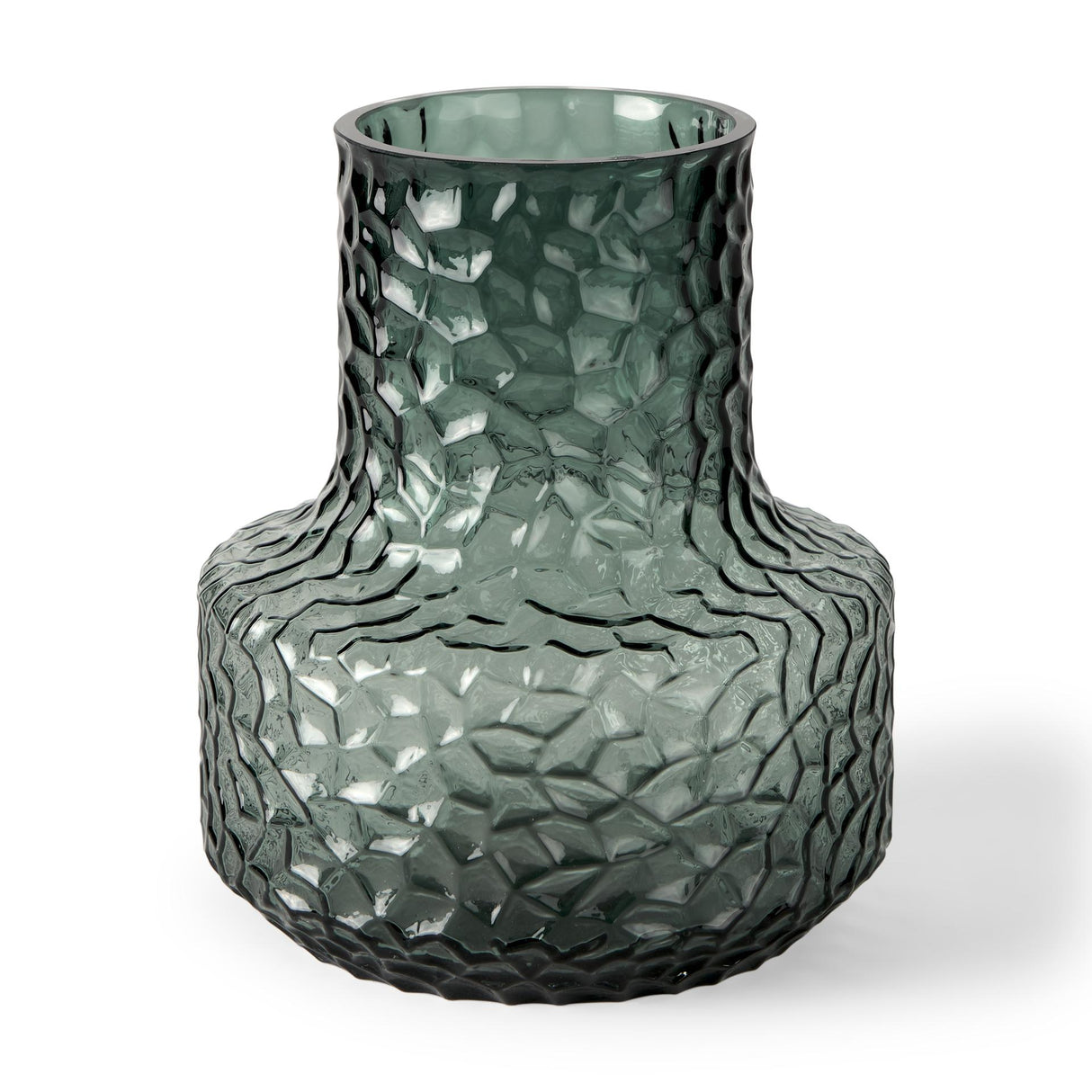 Mercana Jolene Short Green Glass Vase