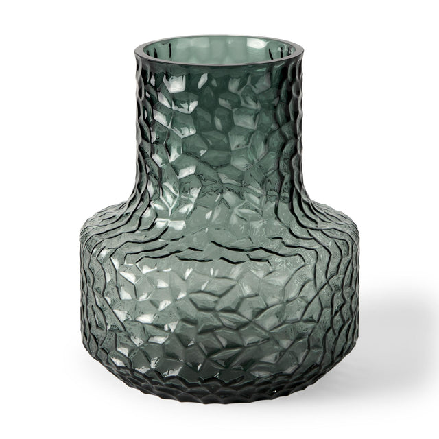 Mercana Jolene Short Green Glass Vase