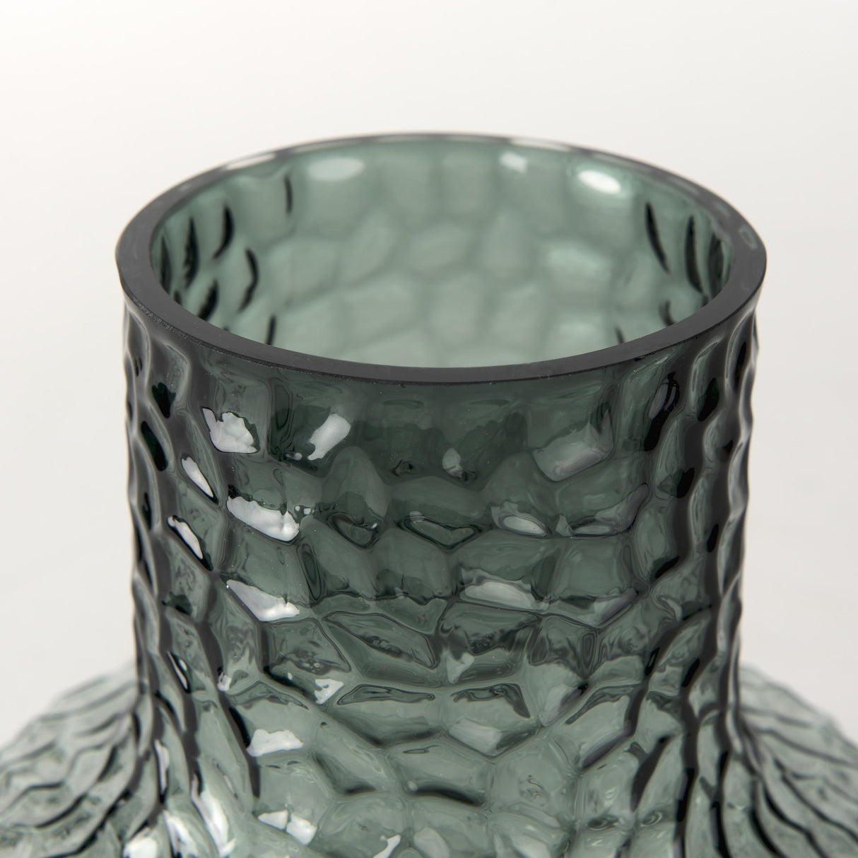 Mercana Jolene Short Green Glass Vase