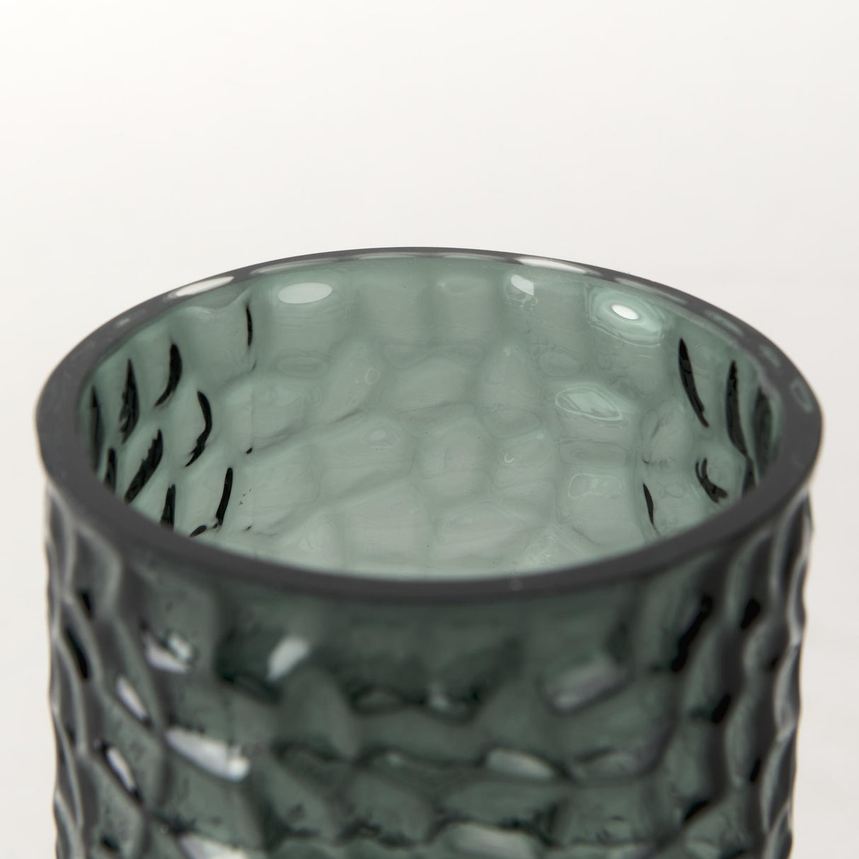 Mercana Jolene Short Green Glass Vase
