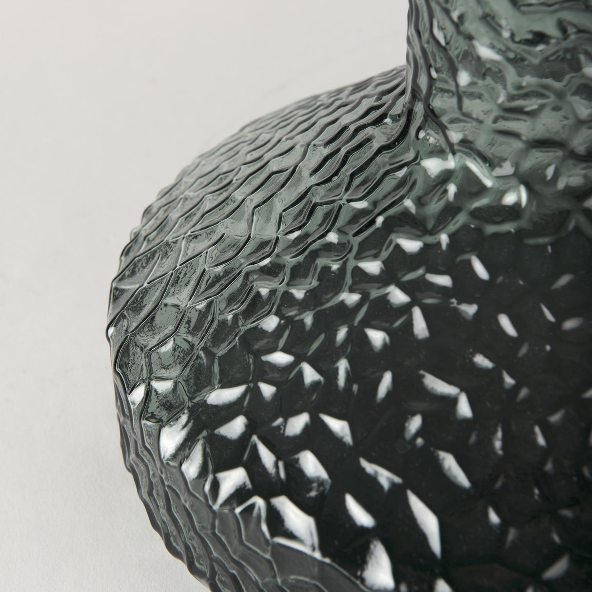 Mercana Jolene Tall Green Glass Vase