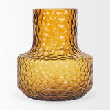 Mercana Jolene Short Amber Glass Vase