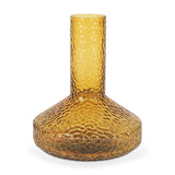 Mercana Jolene Tall Amber Glass Vase