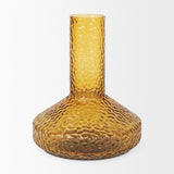 Mercana Jolene Tall Amber Glass Vase