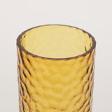 Mercana Jolene Tall Amber Glass Vase
