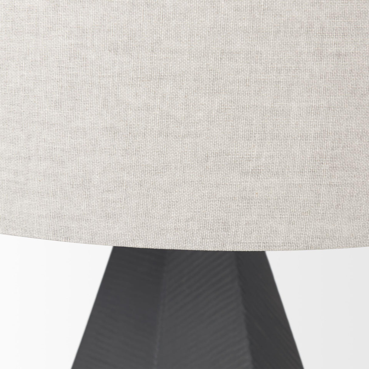 Mercana Piven Black w/ Gray Wash Textured Ceramic Table Lamp