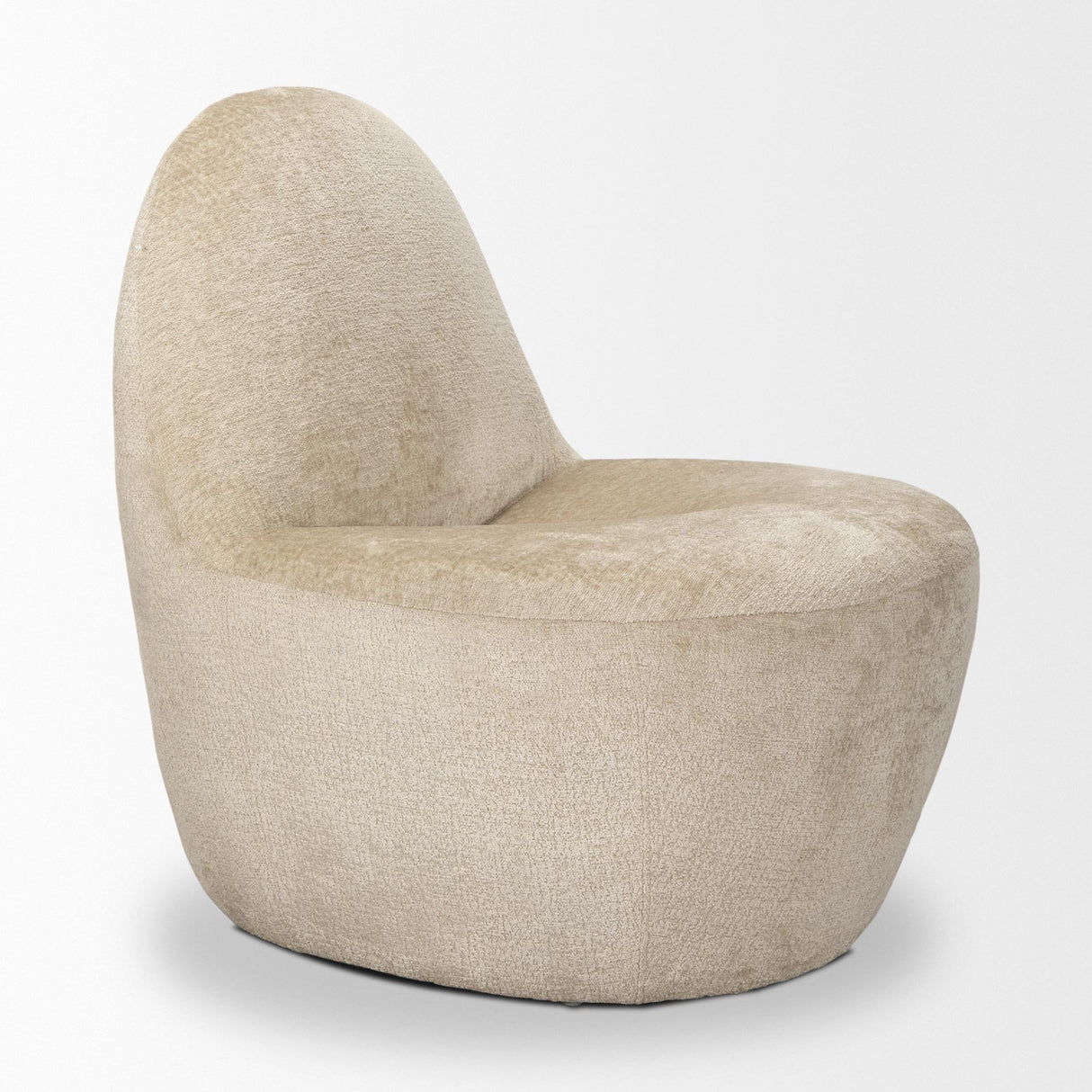 Mercana Beverly Beige Chenille Accent Chair