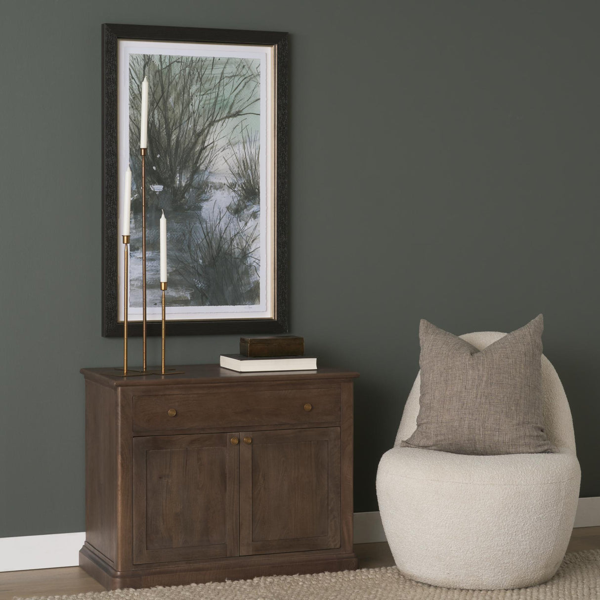 Mercana Beverly Cream Boucle Accent Chair