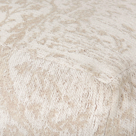 Mercana Khloe Small Cream Pouf