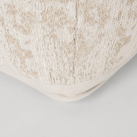 Mercana Khloe Small Cream Pouf