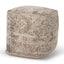 Mercana Khloe Small Taupe Pouf