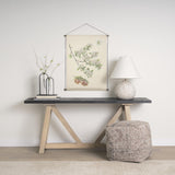 Mercana Khloe Small Taupe Pouf