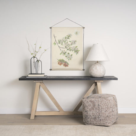 Mercana Khloe Small Taupe Pouf