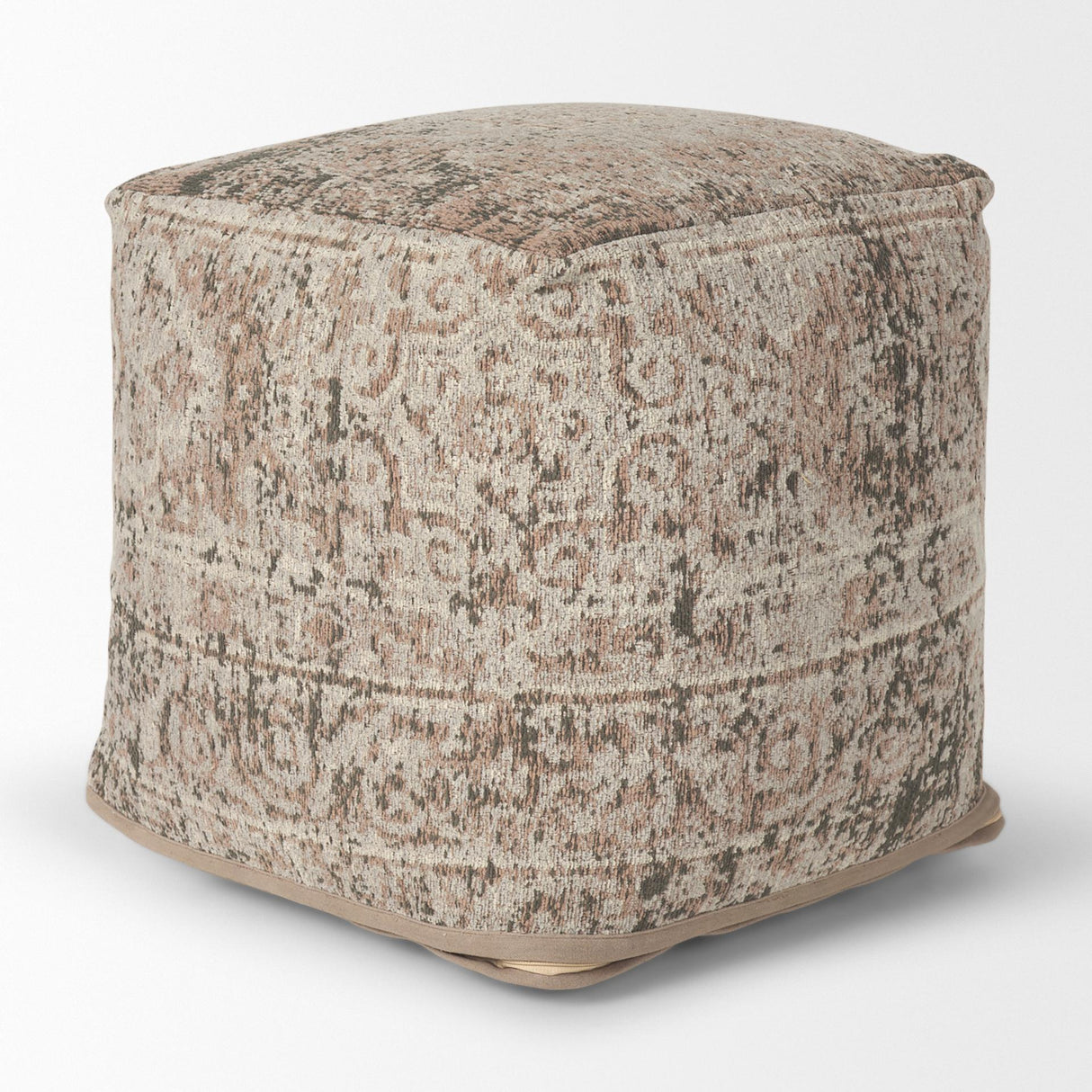 Mercana Khloe Small Taupe Pouf