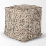 Mercana Khloe Small Taupe Pouf