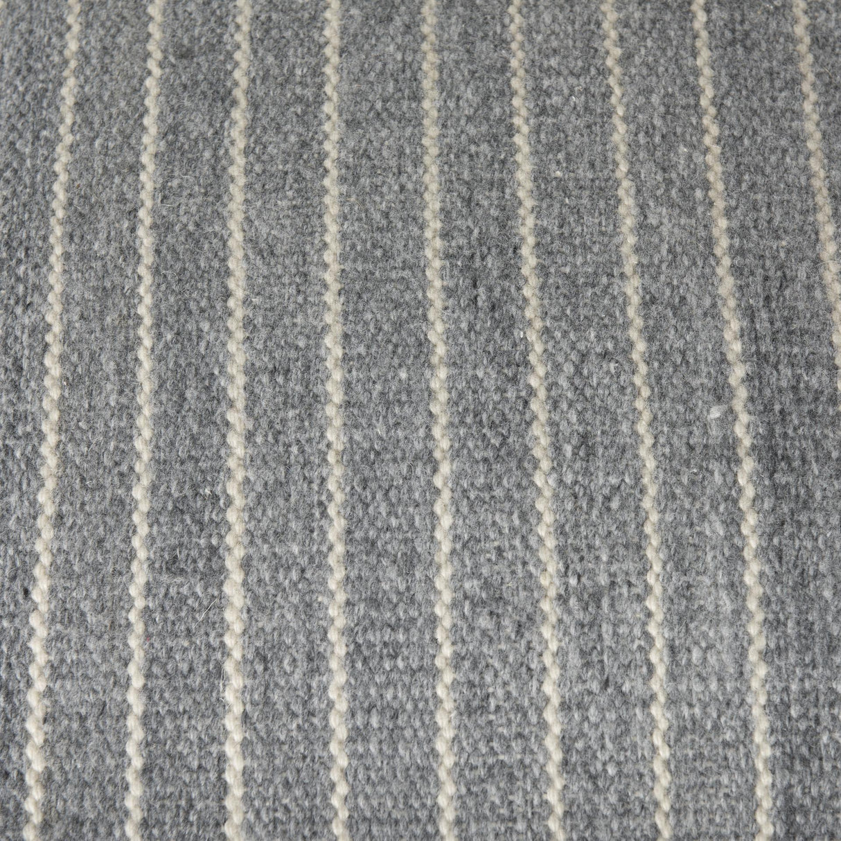 Mercana Kensie Large Blue Striped Pouf