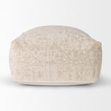 Mercana Khloe Large Cream Pouf