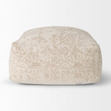 Mercana Khloe Large Cream Pouf