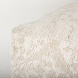 Mercana Khloe Large Cream Pouf