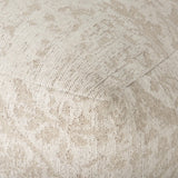 Mercana Khloe Large Cream Pouf