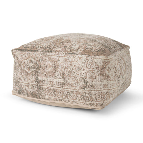 Mercana Khloe Large Taupe Pouf