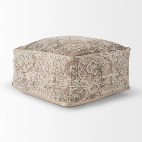 Mercana Khloe Large Taupe Pouf