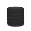 Mercana Elise Black Boucle Upholstered Storage Ottoman