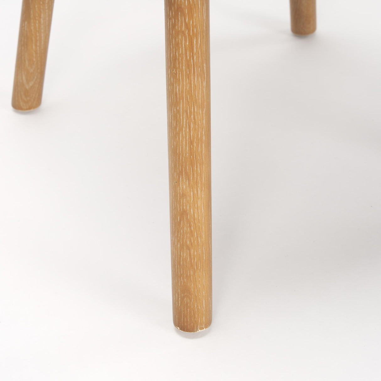 Mercana Owen Dining Chair W/ Medium Brown Wood and Beige Fabric
