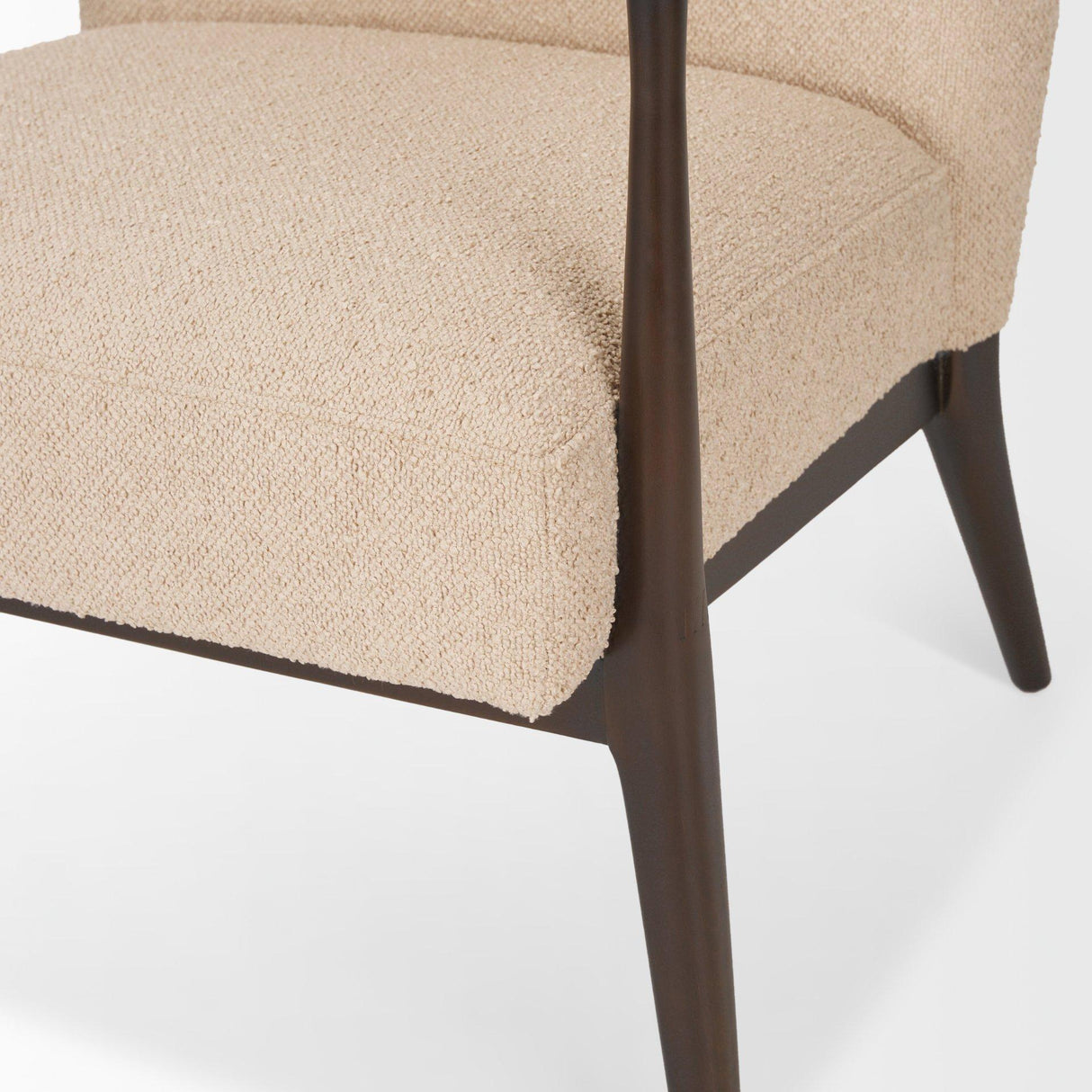 Mercana Argent Beige Boucle Accent Chair