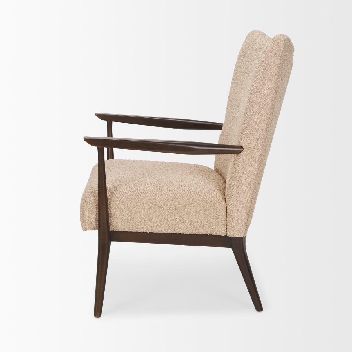 Mercana Argent Beige Boucle Accent Chair
