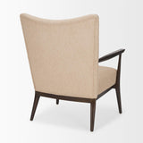 Mercana Argent Beige Boucle Accent Chair