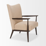 Mercana Argent Beige Boucle Accent Chair