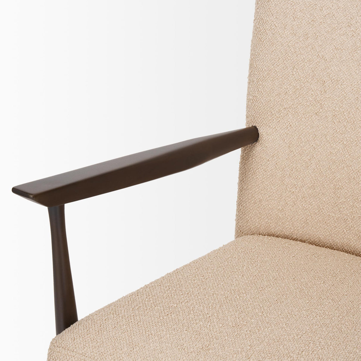 Mercana Argent Beige Boucle Accent Chair