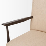 Mercana Argent Beige Boucle Accent Chair